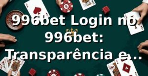 996bet Login no 996bet: Transparência e Qualidade